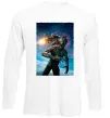 Лонгслив Грут і Ракета Белый Лонгслив Грут і Ракета Белый фото