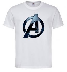 Мужская футболка Лого Месники метал