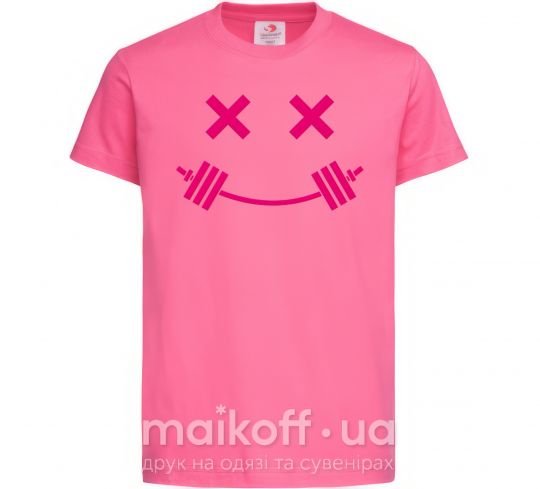 Детская футболка Flex smile Ярко-розовый фото