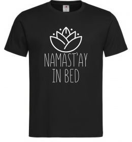 Чоловіча футболка Namast'ay in bed