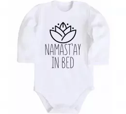 Дитячий бодік Yoga meditation Білий фото