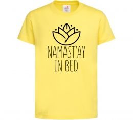 Дитяча футболка Namast'ay in bed