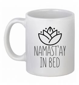 Чашка керамічна Namast'ay in bed