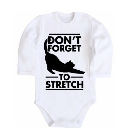 Дитячий бодік Don't forget to stretch