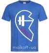 Чоловіча футболка Workout Яскраво-синій фото