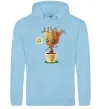 Женская толстовка (худи) Маленький Грут в горщику Голубой фото