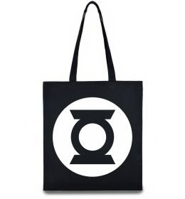 Эко-сумка Зелений ліхтар лого біле