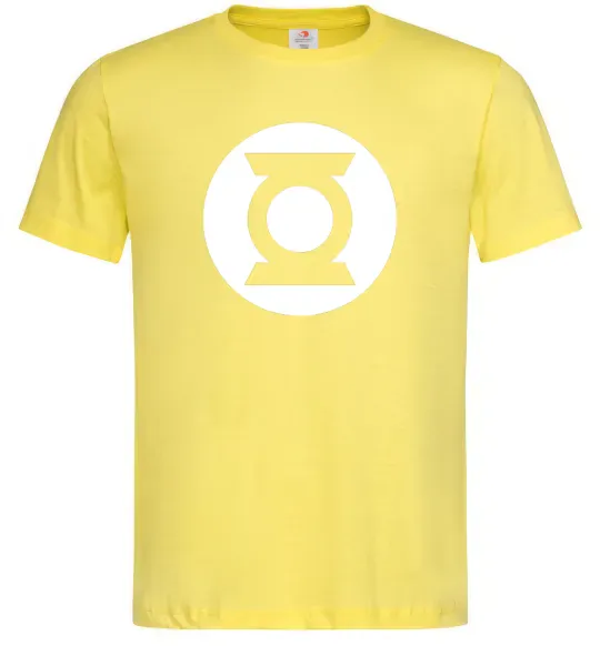 Мужская футболка Зелений ліхтар лого біле Лимонный фото