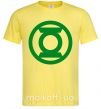 Мужская футболка Зеленый фонарь лого зеленое Лимонный фото