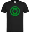 Мужская футболка Зелений ліхтар лого зелене Черный фото