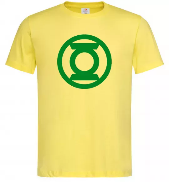 Мужская футболка Зелений ліхтар лого зелене Лимонный фото
