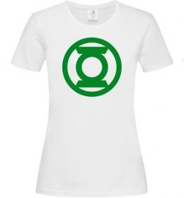 Женская футболка Зелений ліхтар лого зелене