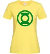 Жіноча футболка Зелений ліхтар лого зелене Лимонний фото