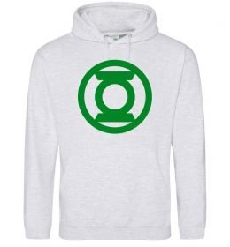 Чоловіча толстовка (худі) Зелений ліхтар лого зелене Чоловіча толстовка (худі) Зелений ліхтар лого зелене