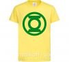 Дитяча футболка Зеленый фонарь лого зеленое Лимонний фото