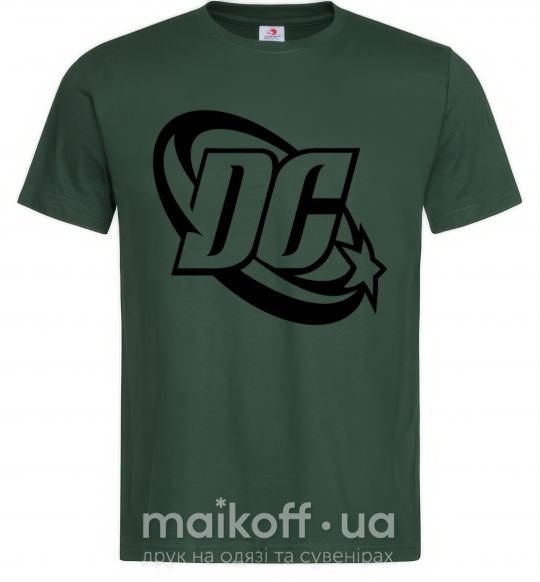 Мужская футболка DC logo black Темно-зеленый фото