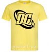 Мужская футболка DC logo black Лимонный фото