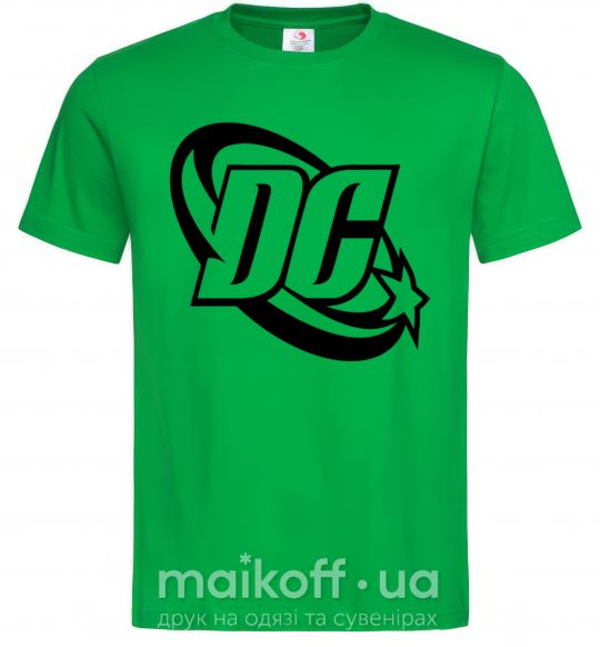 Мужская футболка DC logo black Зеленый фото