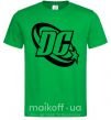 Мужская футболка DC logo black Зеленый фото