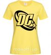 Женская футболка DC logo black Лимонный фото