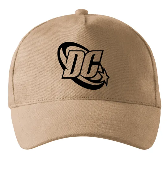 Кепка DC logo black Песочный фото