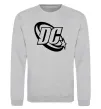 Світшот DC logo black Сірий меланж фото