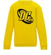 Детский Свитшот DC logo black Солнечно желтый Детский Свитшот DC logo black Солнечно желтый фото