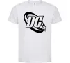 Дитяча футболка DC logo black Білий Дитяча футболка DC logo black Білий фото