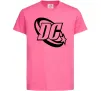 Дитяча футболка DC logo black Яскраво-рожевий Дитяча футболка DC logo black Яскраво-рожевий фото