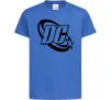 Дитяча футболка DC logo black Яскраво-синій Дитяча футболка DC logo black Яскраво-синій фото