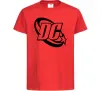 Дитяча футболка DC logo black Червоний Дитяча футболка DC logo black Червоний фото