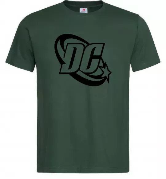 Чоловіча футболка DC logo black Темно-зелений фото