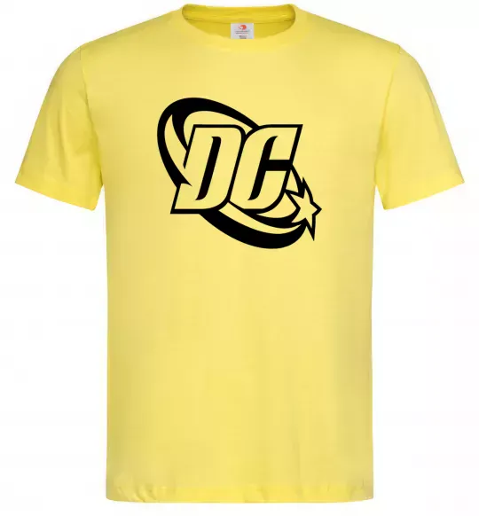 Чоловіча футболка DC logo black Лимонний фото