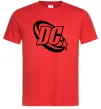 Чоловіча футболка DC logo black Червоний Чоловіча футболка DC logo black Червоний фото