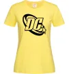 Женская футболка DC logo black Лимонный Женская футболка DC logo black Лимонный фото
