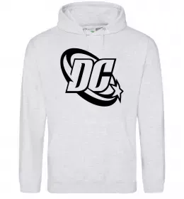 Мужская толстовка (худи) Бетмен веселий Серый меланж фото