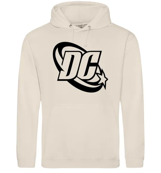 Мужская толстовка (худи) DC logo black Таш фото