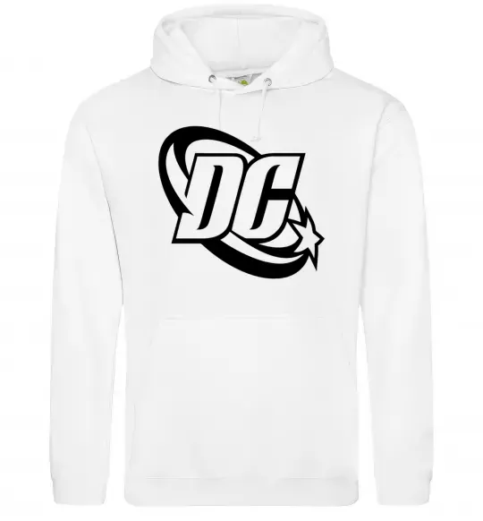 Жіноча толстовка (худі) DC logo black Білий фото