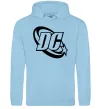 Жіноча толстовка (худі) DC logo black Блакитний Жіноча толстовка (худі) DC logo black Блакитний фото