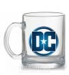 Чашка стеклянная DC logo fullcolour Прозрачный фото
