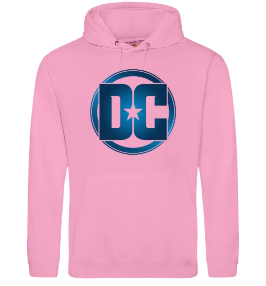 Мужская толстовка (худи) DC logo fullcolour Розовый фото