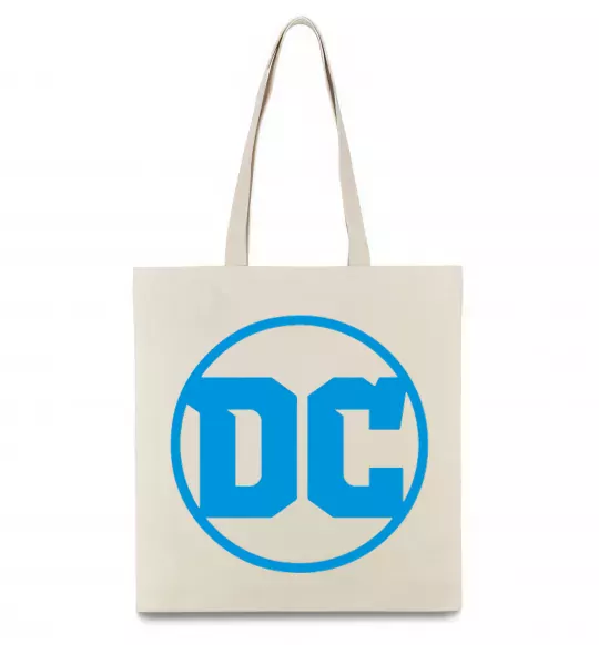 Еко-сумка DC блакитний Бежевий фото