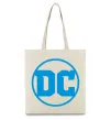 Еко-сумка DC блакитний Бежевий Еко-сумка DC блакитний Бежевий фото