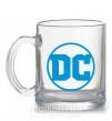 Чашка скляна DC голубой Прозорий фото