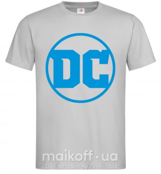 Чоловіча футболка DC голубой Сірий фото