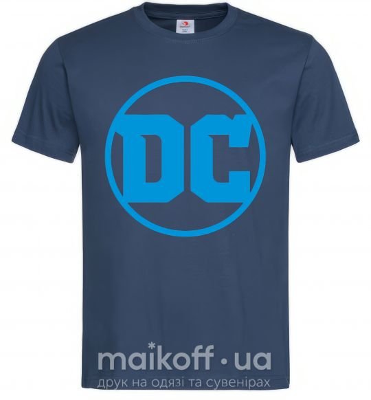 Мужская футболка DC голубой Темно-синий фото