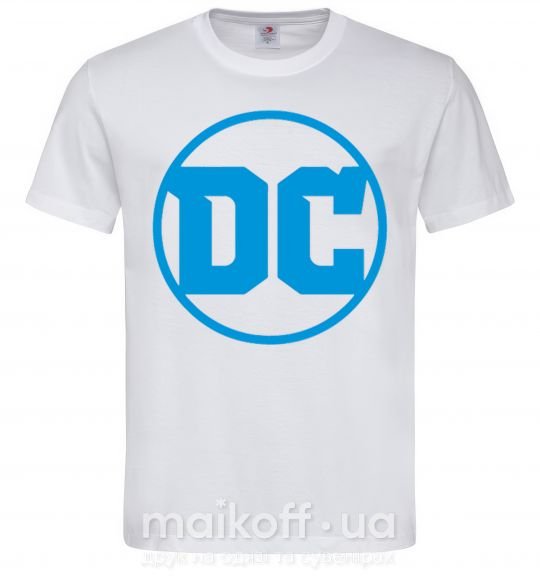 Мужская футболка DC голубой Белый фото