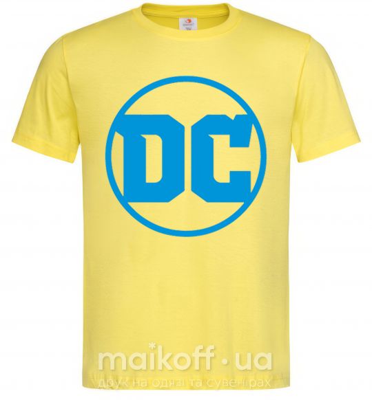 Мужская футболка DC голубой Лимонный фото