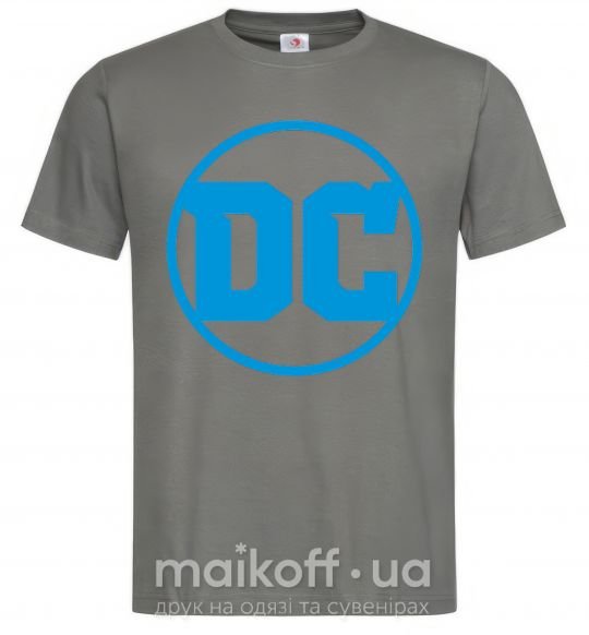 Чоловіча футболка DC голубой Графіт фото