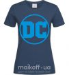 Женская футболка DC голубой Темно-синий фото